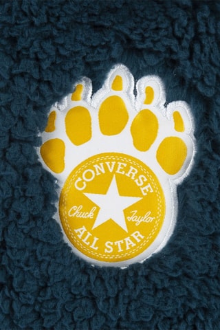 Jasje van Imitatiebont en Joggingbroek Petrolblauw