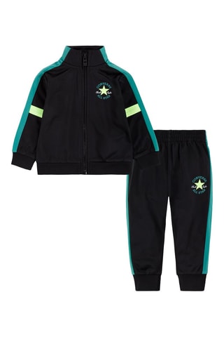 Joggingpak Zwart en Groen