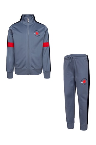 Joggingpak Grijs en Rood