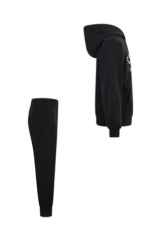 Sweater met Capuchon en Broek - Zwart