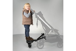 Plank met Wieltjes voor Kinderwagen