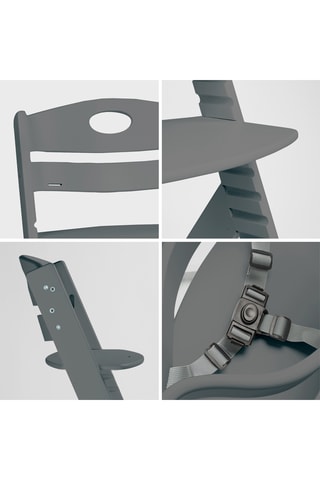 Massief Beukenhouten Kinderstoel XL Famille- Vanaf 6 maanden Tot 80 kg