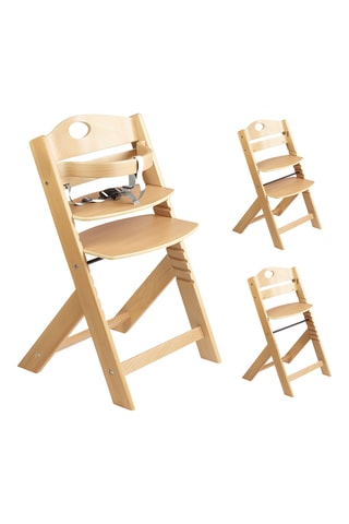 Massief Beukenhouten Kinderstoel XL Famille- Vanaf 6 maanden Tot 80 kg