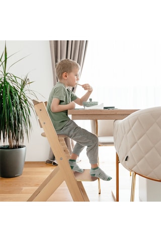 Massief Beukenhouten Kinderstoel XL Famille- Vanaf 6 maanden Tot 80 kg