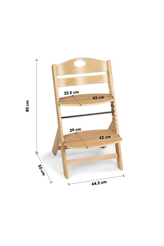Massief Beukenhouten Kinderstoel XL Famille- Vanaf 6 maanden Tot 80 kg