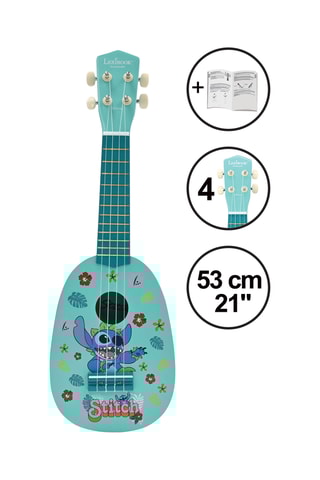 A minha primeira guitarra em madeira Stitch Lilo e Stitch Disney - A partir dos 3 anos