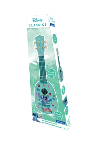 A minha primeira guitarra em madeira Stitch Lilo e Stitch Disney - A partir dos 3 anos