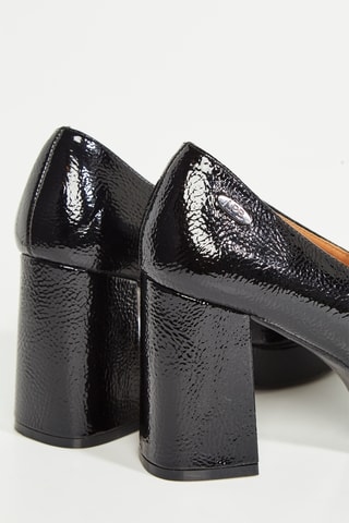 Mocassins à talons Mine - Noir