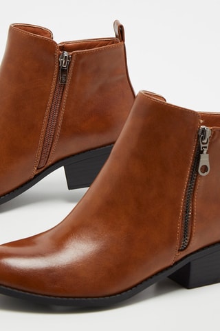 Bottines Victoria Camel