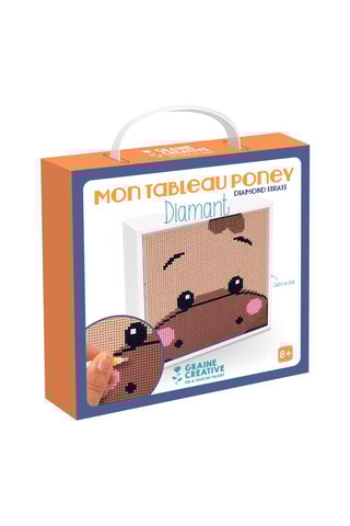 Kit tableaux diamants Poney - Dès 8 ans