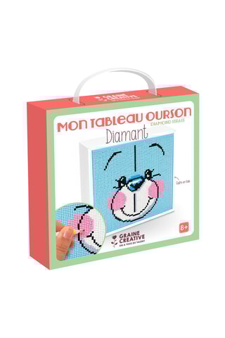 Kit tableaux diamants Ourson - Dès 8 ans
