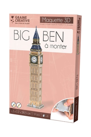 Maquette Big Ben 57 pièces - Dès 8 ans