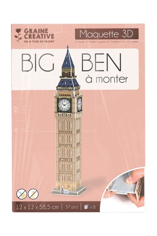 Maquette Big Ben 57 pièces - Dès 8 ans