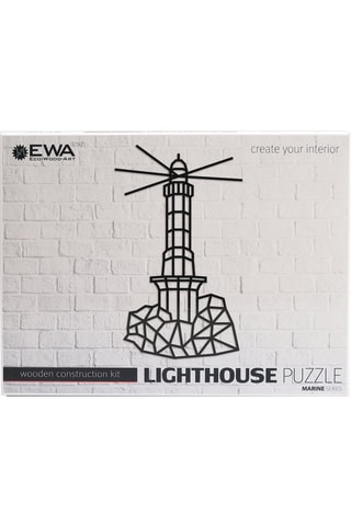 Puzzle d’intérieur phare en bois - Dès 14 ans
