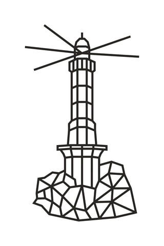 Puzzle d’intérieur phare en bois - Dès 14 ans