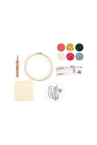 Coffret broderie végétale 9 pièces - Dès 14 ans