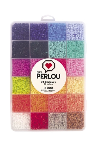 Valisette mini perlou - 24 couleurs - Dès 8 ans