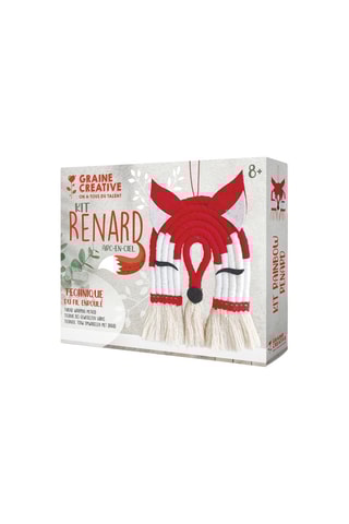 Kit arc-en-ciel renard art du fil - Dès 8 ans