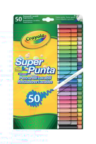 50 marqueurs lavables Dès 3 ans