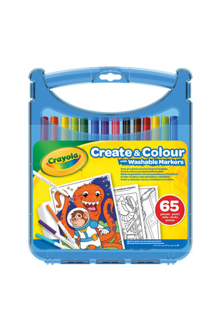 Mallette feuilles de dessin et crayons lavables - Dès 4 ans