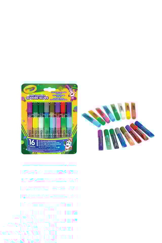 16 mini colles à paillettes - Dès 3 ans