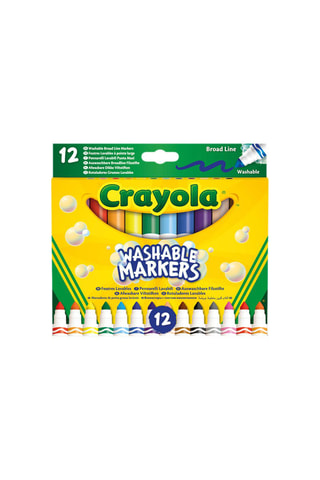 12 marqueurs lavables - Dès 3 ans