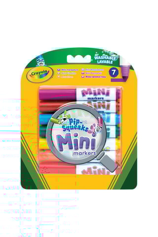 7 mini feutres lavables - Dès 3 ans