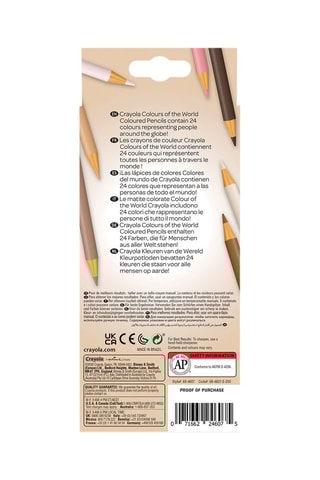24 crayons de couleur - Dès 3 ans