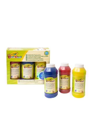 3 tubes de peinture aux doigts lavable - Dès 2 ans