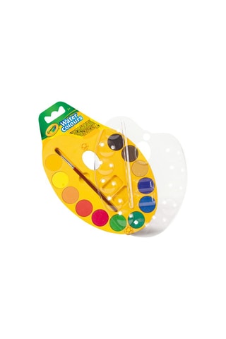 Palette de peinture aquarelle avec pinceau - Dès 3 ans