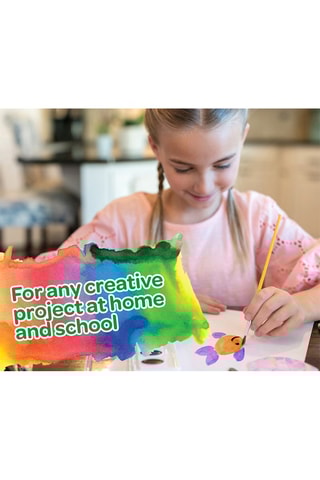 Palette de peinture aquarelle avec pinceau - Dès 3 ans