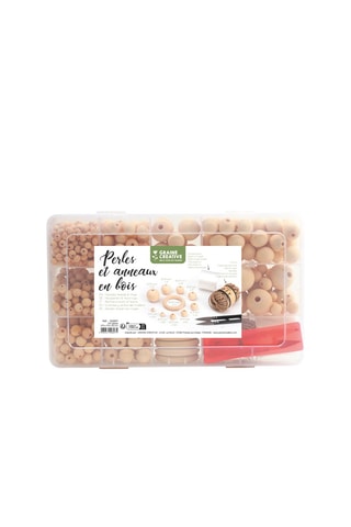 Coffret perle en bois - 747 pièces - Dès la naissance