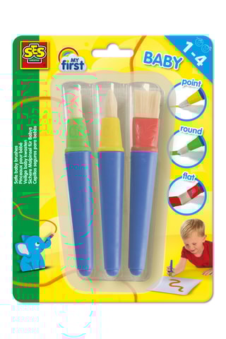 3 pinceaux pour bébé - Dès 1 an