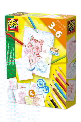 Cartes de couleurs magiques - Dès 3 ans