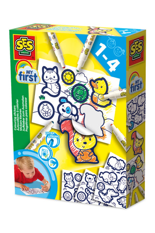 26 autocollants à colorier - Dès 1 an