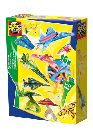 16 feuilles d'avions à plier - Dès 5 ans