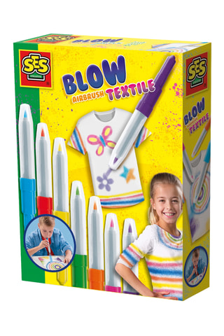 7 feutres aérographes à souffler - Dès 5 ans