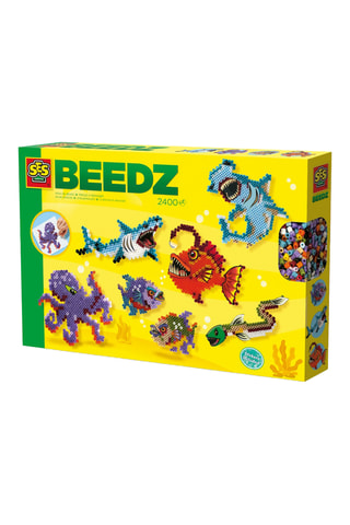 Coffret perles à repasser créatures de la mer effrayantes - 2400 pièces - Dès 5 ans