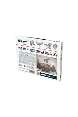 Puzzle éléphant - 364 pièces - Dès 14 ans