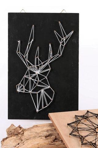 Tableau créatif en bois - 20 x 27,5 x 2,3 cm - Dès 14 ans