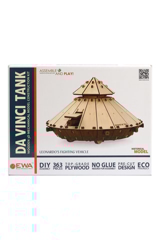 Puzzle 3D Tank Leonard de Vinci en bois - 363 pièces - Dès 14 ans
