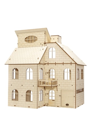 Puzzle maison poupée 3D en bois - 131 pièces - Des 14 ans