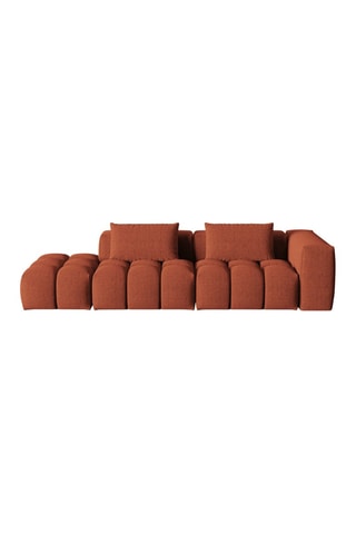 Canapé gauche modulaire Lorella - Corail