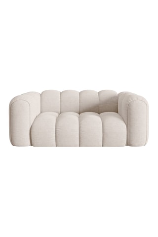 Canapé Elise - Beige - 2 places - En tissu chenille