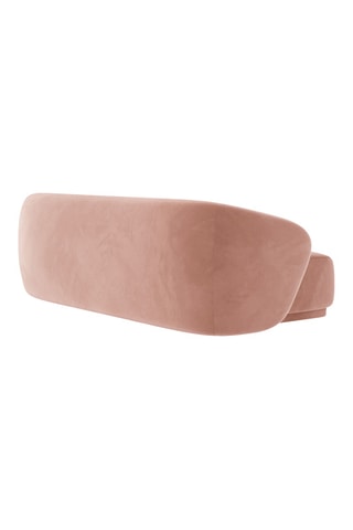 Canapé Louis - Rose clair - 3 places - Tissu velours