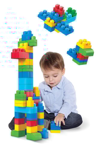 Saco de construção Medium Classique - 60 blocos - A partir de 1 ano