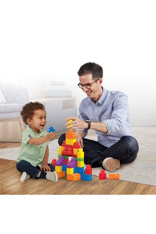 Saco de construção Medium Classique - 60 blocos - A partir de 1 ano