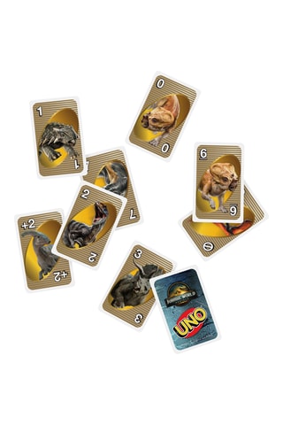 Jeu de cartes Uno Jurassic Saga - Dès 84 mois