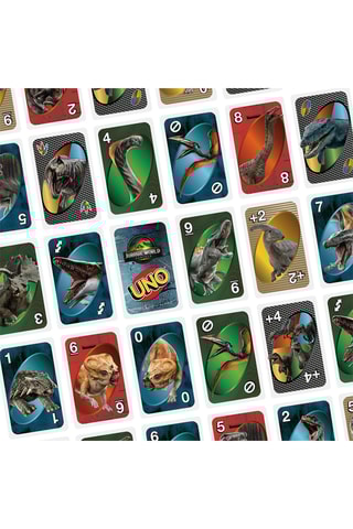 Jeu de cartes Uno Jurassic Saga - Dès 84 mois