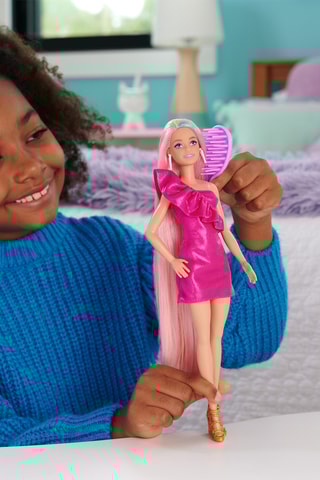 Poupée Barbie Fun & Fancy Hair - 10 accessoires - Dès 36 mois
